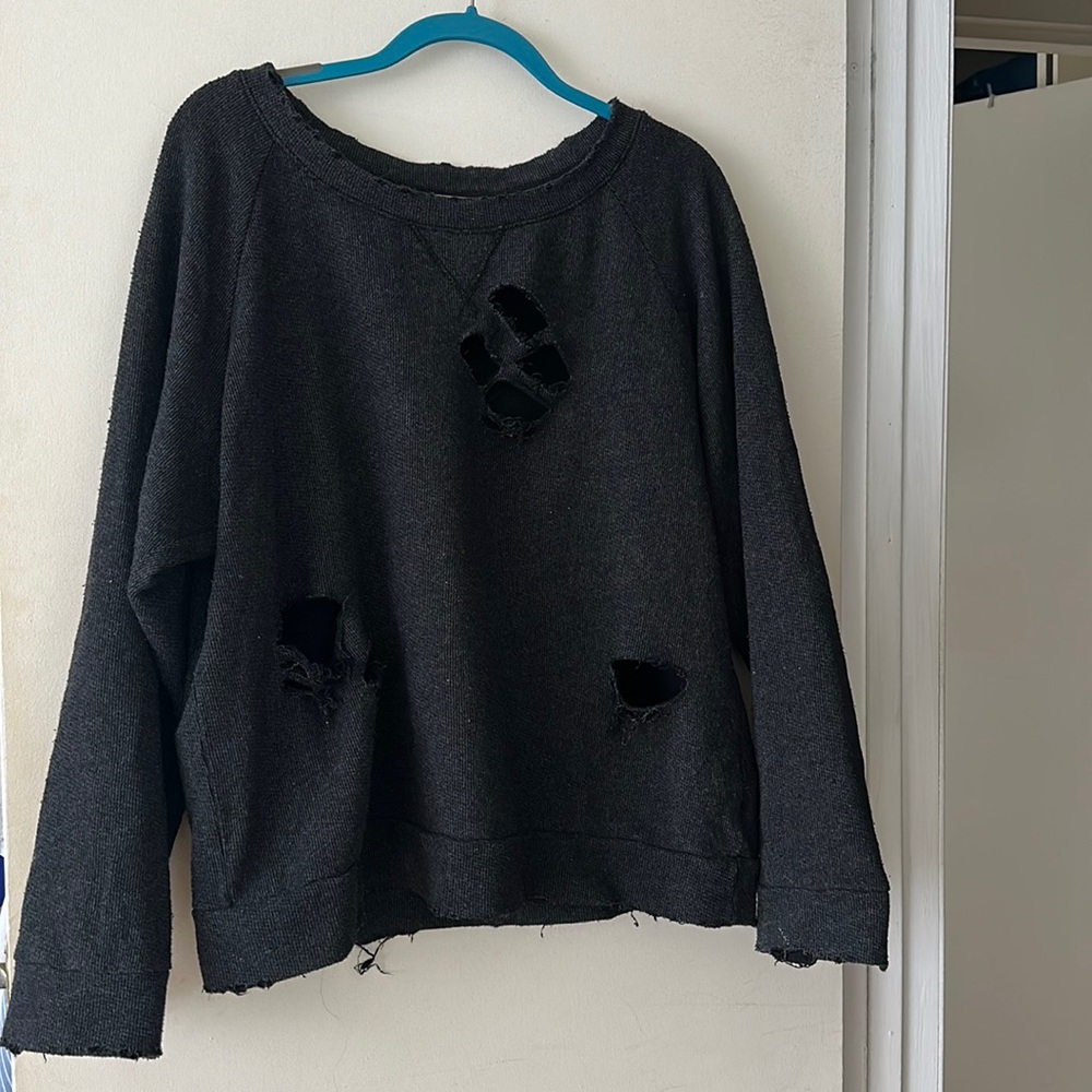 Oversized Grey Nation Sweatshirt